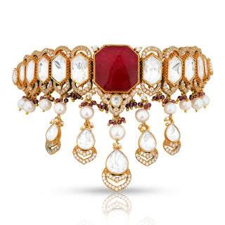 Kyrah - Doublet Polki Choker