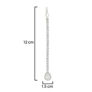 Aurelia - Cubic Zirconia Maang Tikka