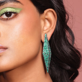 Zehra - Pink CZ Danglers