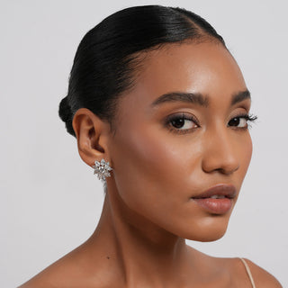 Baseema - CZ Stud Earrings