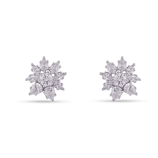 Baseema - CZ Stud Earrings