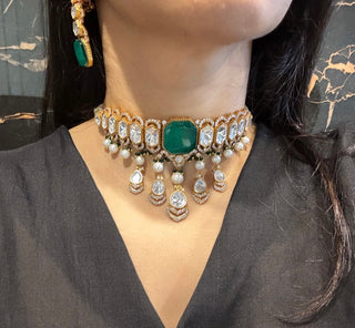Kyrah - Doublet Polki Choker