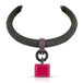 Black CZ Pink Stone