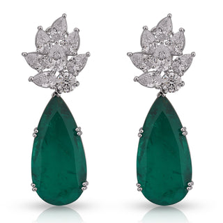 Emine - Green Doublet Earrings