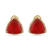 Red Stone Gold Plating