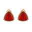 Red Stone Gold Plating