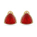 Red Stone Gold Plating