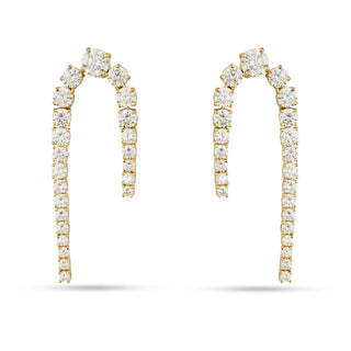 Clarise - CZ Dangler Earrings