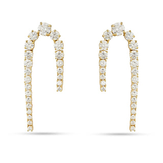 Clarise - CZ Dangler Earrings