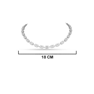 Sloane - Baguette Cut CZ Necklace Set