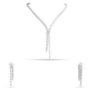 Tatiana - CZ Necklace Set