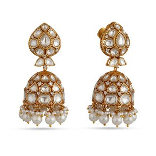 Mahvish - Kundan Jhumki earrings