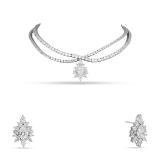 Mia - Cubic Zirconia Necklace Set