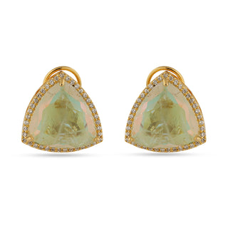 Luciana - Colored Stone CZ Earrings