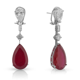 Amima Emerald Doublet Drop Earrings