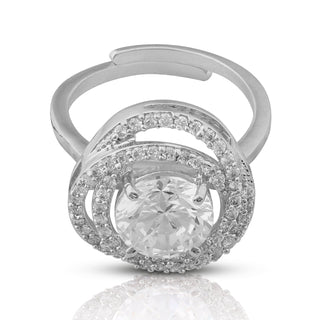 Jean - Round CZ Ring