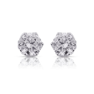Solitaire 6 prong Studs