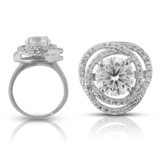 Jean - Round CZ Ring