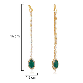 Riva - Green Doublet Maang Tikka