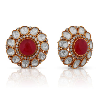 Ameera - Red Doublet Earring