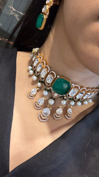Kyrah - Doublet Polki Choker