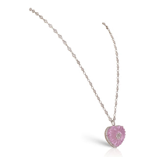 Esme - Pink Heart Shaped Necklace
