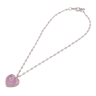 Esme - Pink Heart Shaped Necklace