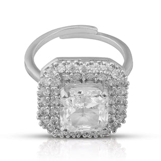 Sage - Octagon CZ Ring