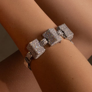 Raima - Silver Cubic Zirconia Bracelet