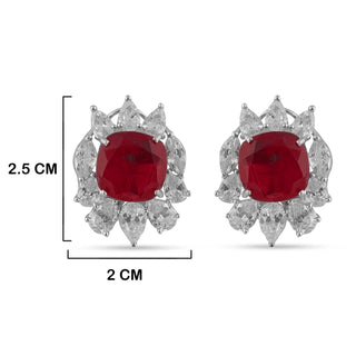 Basaaria - Ruby Red Necklace Set