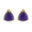 Blue Stone Gold Plating