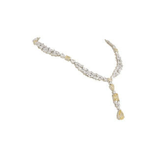 Fir - Yellow CZ necklace set