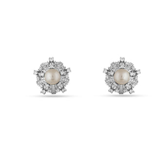 Hindah - Pearl stud earrings