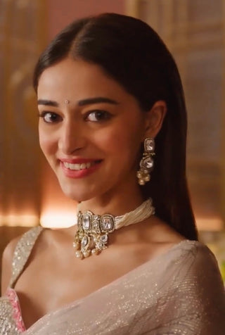 Zoie - Pearl & Kundan Choker Set