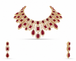 Ruby Red In Gold FInish
