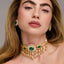 Emerald Green with Gold Finsih