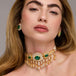 Emerald Green with Gold Finsih