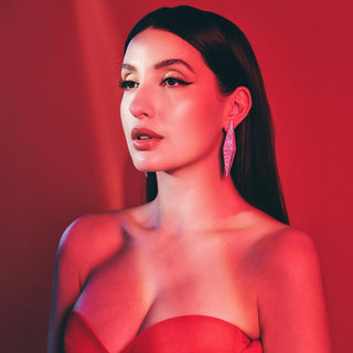 Nora Fatehi in Zehra Earrings