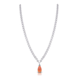 Azzura Emerald Drop Necklace