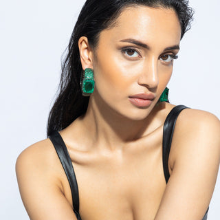 Isbah - Green Statement Hoops