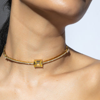 Cece - Red Stone Choker