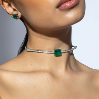 Cece - Green Centre Choker