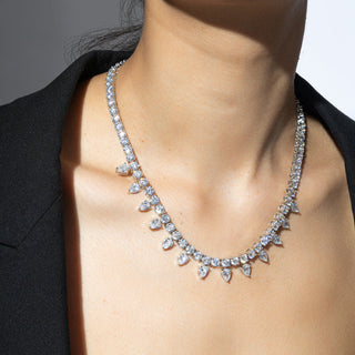 Adria- Cubic zirconia necklace set