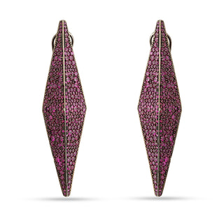 Zehra - Pink CZ Danglers