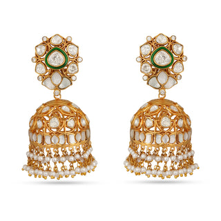 Kabirah - Kundan Jhumki Earrings