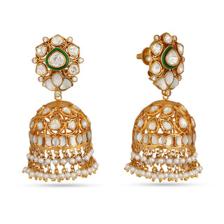 Kabirah - Kundan Jhumki Earrings