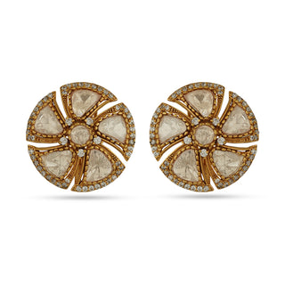 Intessar - Kundan stud earrings