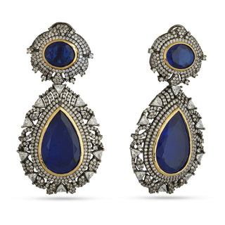 Ellianna - Blue Doublet Statement earrings