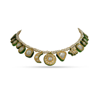 Jamila - Kundan choker necklace