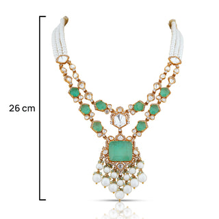 Polki Doublet Necklace Set